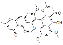 CAS#: 15085-74-2， 5,5'-Dihydroxy-6,6',8,8'-Tetramethoxy-2,2'-Dimethyl-7,10'-Bi[4H-Naphtho[2,3-b]Pyran]-4,4'-Dione