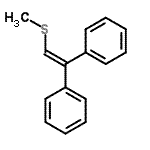 CAS#: 15096-10-3， 1,1'-[2-(Methylsulfanyl)-1,1-Ethenediyl]Dibenzene
