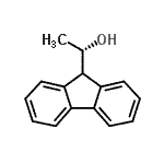 结构式 CAS# 151775-20-1, (1S)-1-(9H-芴-9-基)乙醇