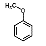 结构式 CAS# 152571-52-3, 甲氧基(<sup>13</sup>C<sub>6</sub>)苯