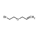 structure of CAS# 15424-04-1, 3-(2-Bromoethoxy)-1-Propene;3-(2-BROMO-ETHOXY)-PROPENE