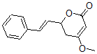 CAS 登录号：1635-33-2， 4-甲氧基-6-[(E)-2-苯乙烯基]-5,6-二氢吡喃-2-酮