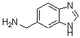 结构式 CAS# 164648-60-6, 1H-苯并咪唑-6-甲胺