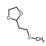 CAS 登录号：16630-62-9， 2-[2-(甲硫基)乙基]-1,3-二氧戊环