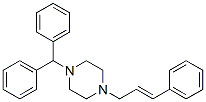 CAS#: 16699-20-0， (E)-1-Benzhydryl-4-Cinnamylpiperazine