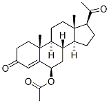 CAS 登录号：1675-95-2， 6beta-乙酰氧基黄体酮