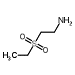 结构式 CAS# 173336-82-8, 2-(乙基磺酰基)乙胺