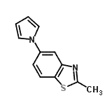 CAS 登录号：174079-72-2， 2-甲基-5-(1H-吡咯-1-基)-1,3-苯并噻唑