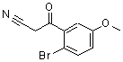 CAS#: 175136-65-9， 3-(2-Bromo-5-Methoxyphenyl)-3-Oxopropanenitrile
