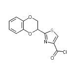 CAS 登录号：175203-35-7， 2-(2,3-二氢-1,4-苯并二氧杂环己-2-基)-1,3-噻唑-4-甲酰氯