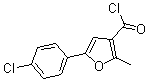 CAS 登录号：175276-63-8， 5-(4-氯苯基)-2-甲基-3-呋喃甲酰氯