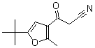 CAS#: 175276-65-0， 5-(1,1-Dimethylethyl)-2-Methyl-beta-Oxo-3-Furanpropanenitrile