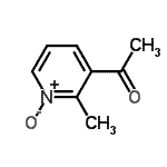 CAS 登录号：177785-01-2， 1-(2-甲基-1-氧代-吡啶-1-鎓-3-基)乙酮