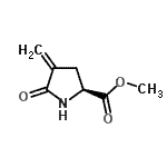 CAS 登录号：182073-75-2， 甲基4-亚甲基-5-氧代-L-脯氨酸酯