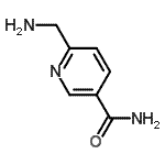 CAS 登录号：182159-58-6， 6-(氨基甲基)吡啶-3-甲酰胺