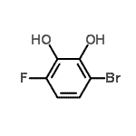 CAS#: 186589-83-3， 3-Bromo-6-Fluoro-1,2-Benzenediol