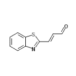 CAS#: 190834-38-9， (2E)-3-(1,3-Benzothiazol-2-Yl)Acrylaldehyde
