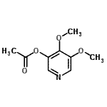 CAS#: 192571-85-0， 4,5-Dimethoxy-3-Pyridinyl Acetate