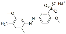 CAS#: 1937-40-2， Sodium 5-[(4-Amino-5-Methoxy-O-Tolyl)Azo]-2-Methoxybenzenesulphonate
