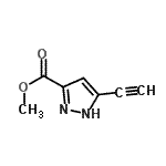 CAS#: 19762-17-5， Methyl 5-Ethynyl-1H-Pyrazole-3-Carboxylate