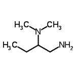 结构式 CAS# 19764-59-1, N<sup>2</sup>,N<sup>2</sup>-二甲基-1,2-丁烷二胺