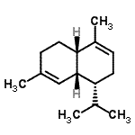 CAS 登录号：20085-19-2， (1R,4aS,8aR)-1-异丙基-4,7-二甲基-1,2,4A,5,6,8A-六氢萘