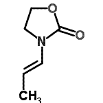 CAS#: 201792-65-6， 3-[(1E)-1-Propen-1-Yl]-1,3-Oxazolidin-2-One