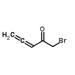 CAS 登录号：20207-57-2， 1-溴-3,4-戊二烯-2-酮