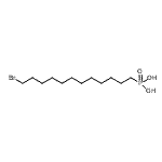 结构式 CAS# 202920-07-8, (12-溴十二烷基)膦酸