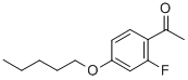 结构式 CAS# 203066-99-3, 1-[2-氟-4-(戊氧基)苯基]-乙酮