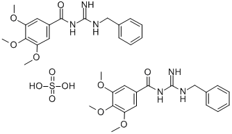CAS#: 20801-65-4， N-(N'-Benzylcarbamimidoyl)-3,4,5-Trimethoxybenzamide Sulfate