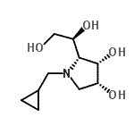 CAS#: 209787-75-7， (2R,3S,4R)-1-(Cyclopropylmethyl)-2-[(1S)-1,2-Dihydroxyethyl]-3,4-Pyrrolidinediol