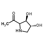 CAS 登录号：213314-68-2， 1-[(3R,4R)-3,4-二羟基-2-吡咯烷基]乙酮