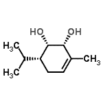 CAS 登录号：213903-64-1， (1S,2R,6R)-6-异丙基-3-甲基-3-环己烯-1,2-二醇