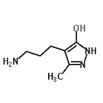 CAS#: 214839-77-7， 4-(3-Aminopropyl)-3-Methyl-1H-Pyrazol-5-Ol