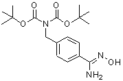 CAS#: 217313-83-2， Bis(2-methyl-2-propanyl) [4-(N'-hydroxycarbamimidoyl)benzyl]imidodicarbonate