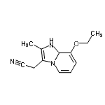 CAS#: 218920-84-4， (8-Ethoxy-2-Methyl-1,8A-Dihydroimidazo[1,2-a]Pyridin-3-Yl)Acetonitrile