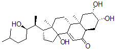 CAS#: 22005-50-1， 25-Deoxyecdysone