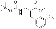 CAS#: 220117-40-8， Methyl 2-(3-Methoxybenzyl)-3-({[(2-Methyl-2-Propanyl)Oxy]Carbonyl}Amino)Propanoate
