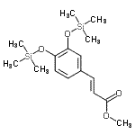 CAS#: 22020-29-7， Methyl (2E)-3-{3,4-Bis[(Trimethylsilyl)Oxy]Phenyl}Acrylate