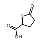 结构式 CAS# 222046-90-4, 5-氧代四氢-2-噻吩羧酸