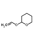 结构式 CAS# 22408-41-9, 2-(乙烯基氧基)四氢-2H-吡喃