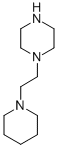 structure of CAS# 22763-65-1, 1-[2-(1-Piperidinyl)Ethyl]-Piperazine;1-[2-(1-Piperidyl)Ethyl]Piperazine;1-(2-Piperidinoethyl)Piperazine;Sbb010069