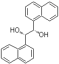 结构式 CAS# 229184-99-0, (1S,2S)-1,2-二(1-萘基)-1,2-乙二醇