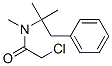 结构式 CAS# 2293-55-2, 2-氯-N-甲基-N-(2-甲基-1-苯基丙烷-2-基)乙酰胺