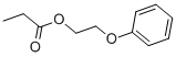structure of CAS# 23495-12-7, Phenoxyethyl Propionate;Propanoic Acid 2-(Phenoxy)Ethyl Ester;Propionic Acid 2-(Phenoxy)Ethyl Ester;W514802_Aldrich