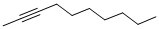 structure of CAS# 2384-70-5, 2-Decyne;2-C10h18;2-Decyne;Sbb008881