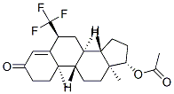 CAS#: 2386-05-2， (6a,17b)-17-(Acetyloxy)-6-(trifluoromethyl)-Androst-4-en-3-one