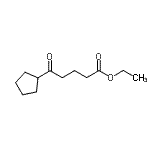 结构式 CAS# 24071-97-4, 乙基5-环戊基-5-氧代戊酸酯