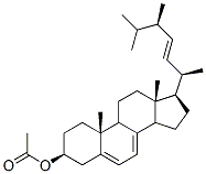 CAS#: 2418-45-3， (3b,22E)-Ergosta-5,7,22-trien-3b-ol 3-acetate